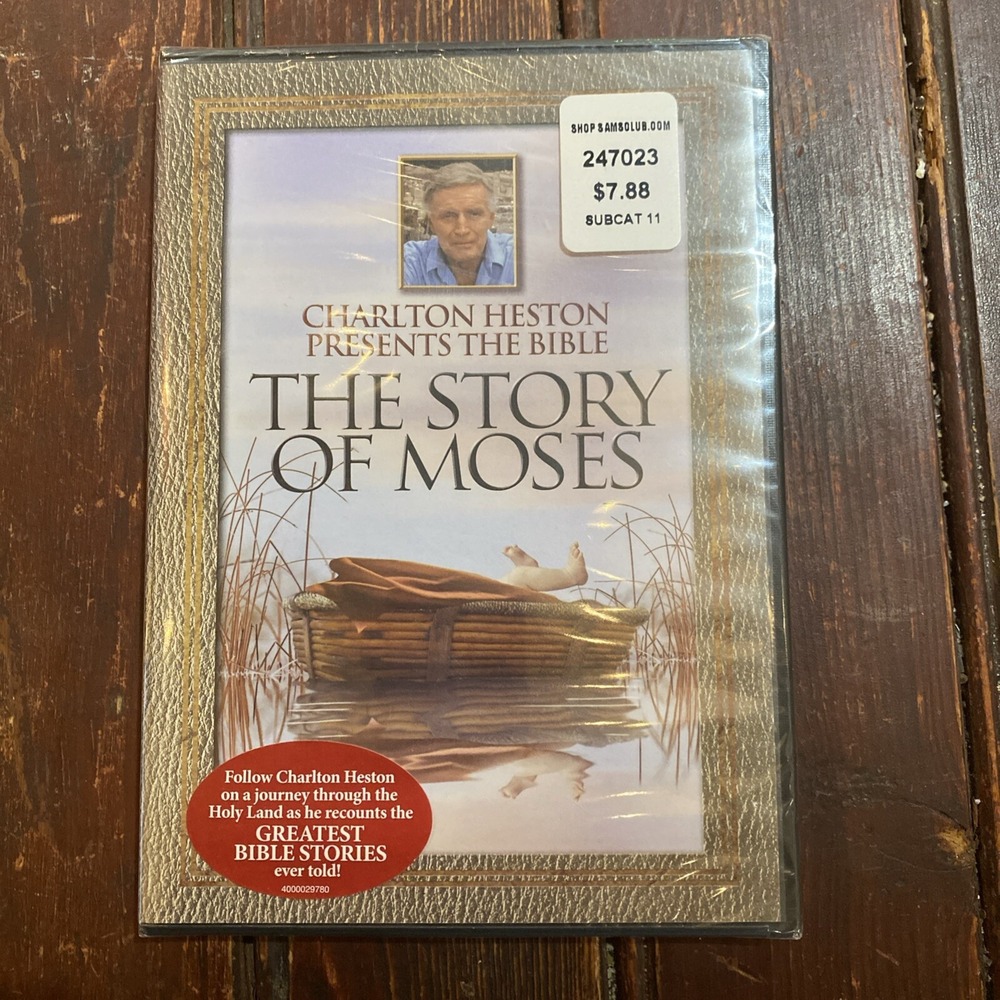Charlton Heston Presents The Bible: The Story of Moses DVD Sealed Inspirational